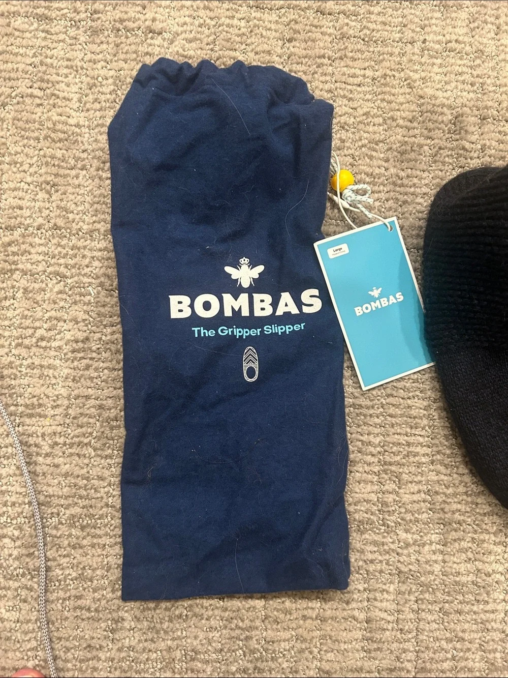 Bombas Men's Gripper Slipper Navy L 10-12.5